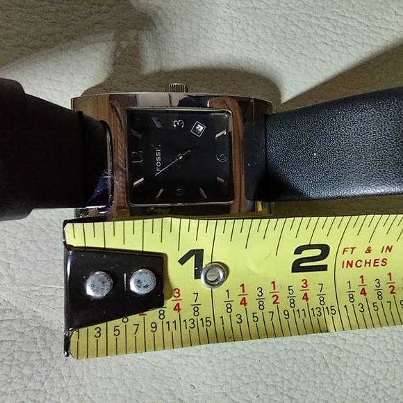 Roots Watch, Black Leather, Nickel Allergy Free, Water Resistant - Picture 7 of 8